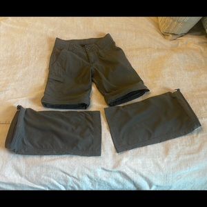 Marmot boys performance “zip off” cargo pants